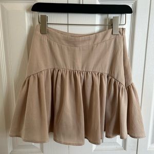 Princess Polly Tan Mini Skirt